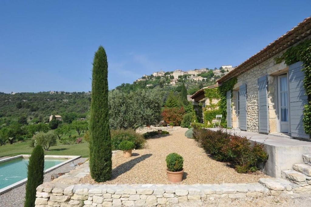 In Gordes, Facing The Entire Luberon Park A Beautiful 5 Bedrooms House Exterior photo