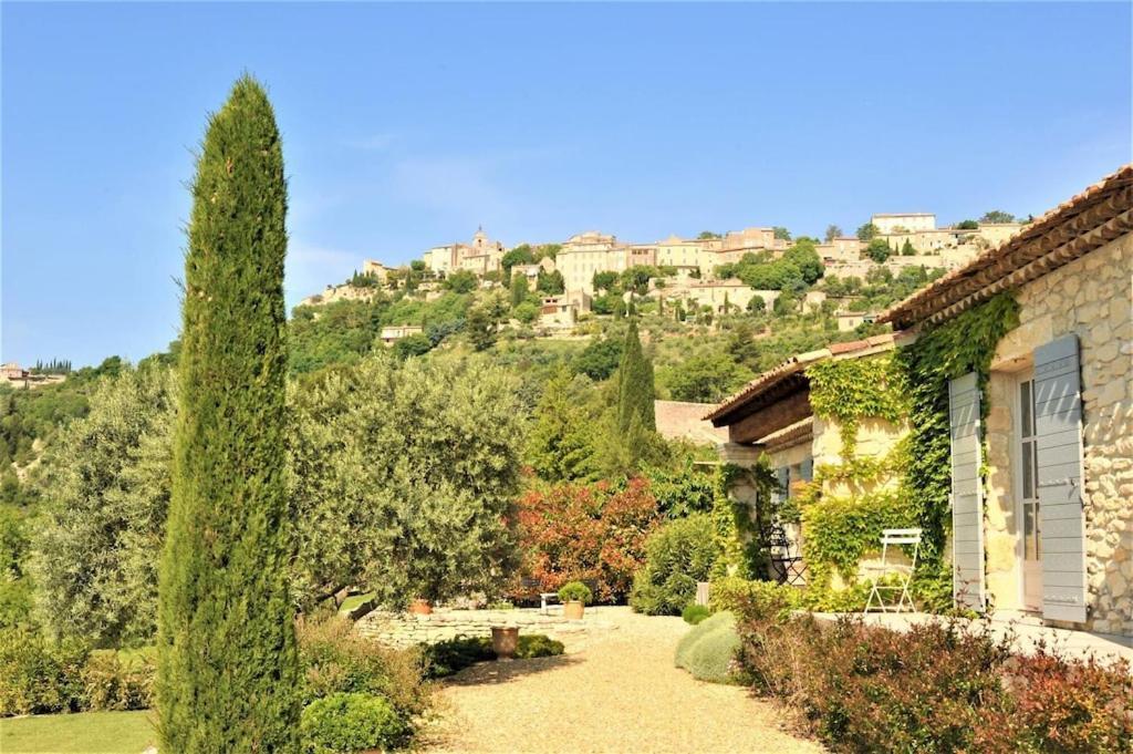 In Gordes, Facing The Entire Luberon Park A Beautiful 5 Bedrooms House Exterior photo